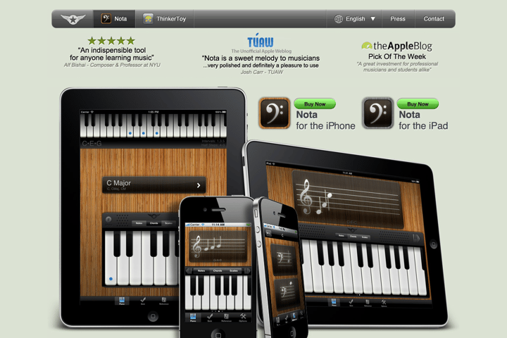 Nota for iPhone and iPad